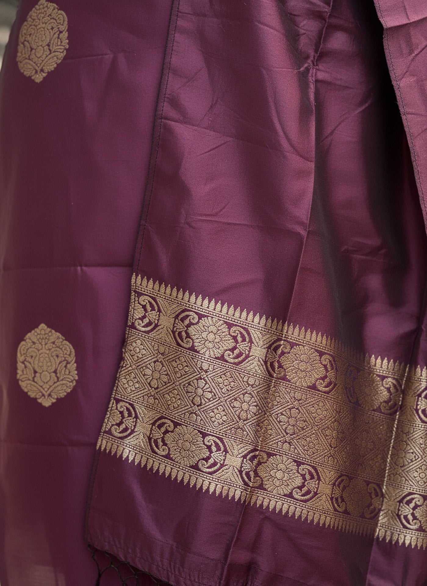 Purple Jacquard Weaving Kurta Pant Dupatta Set – Elegant Ethnic Wear for Festive & Party Occasions