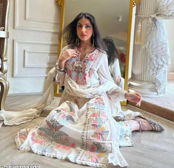 Georgette EMBROIDERY BLEND