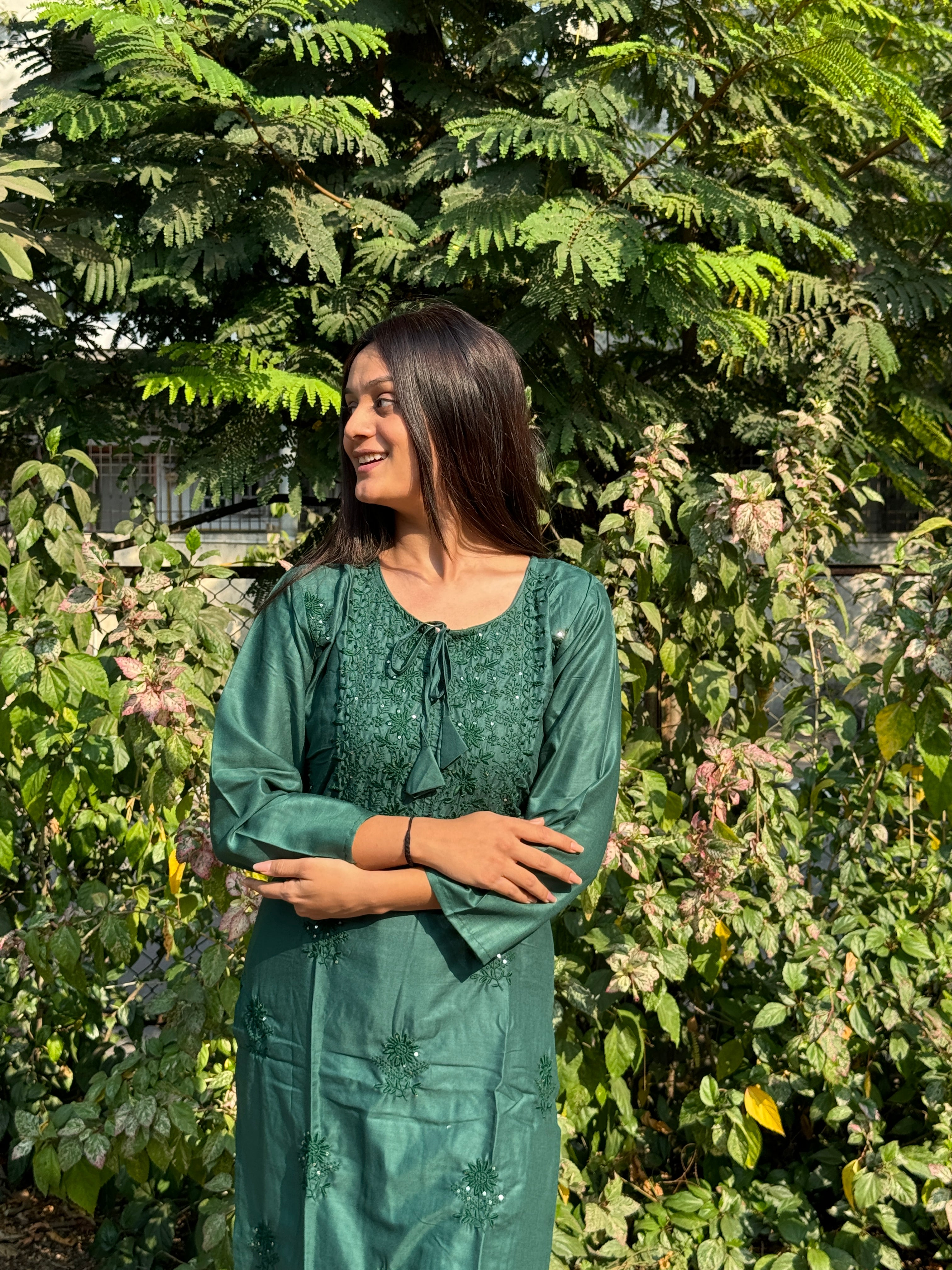 Reyon Cotton Top with Exquisite Embroidery Detail