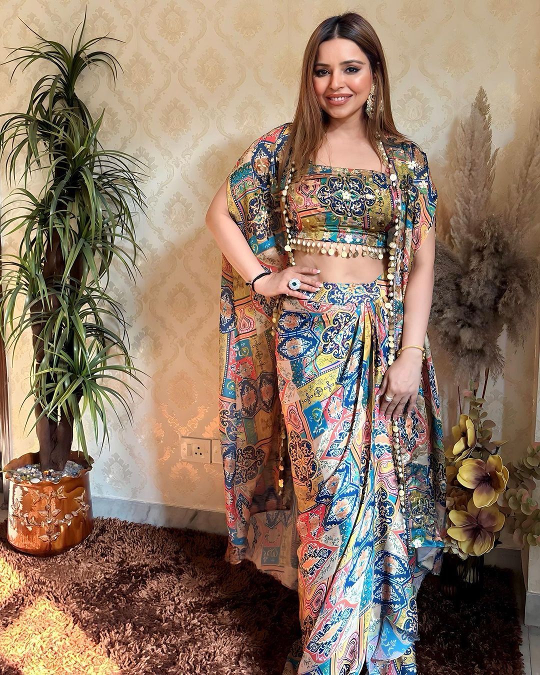 FAUX GEORGETTE WITH FULLSTITCHED WITH INNER