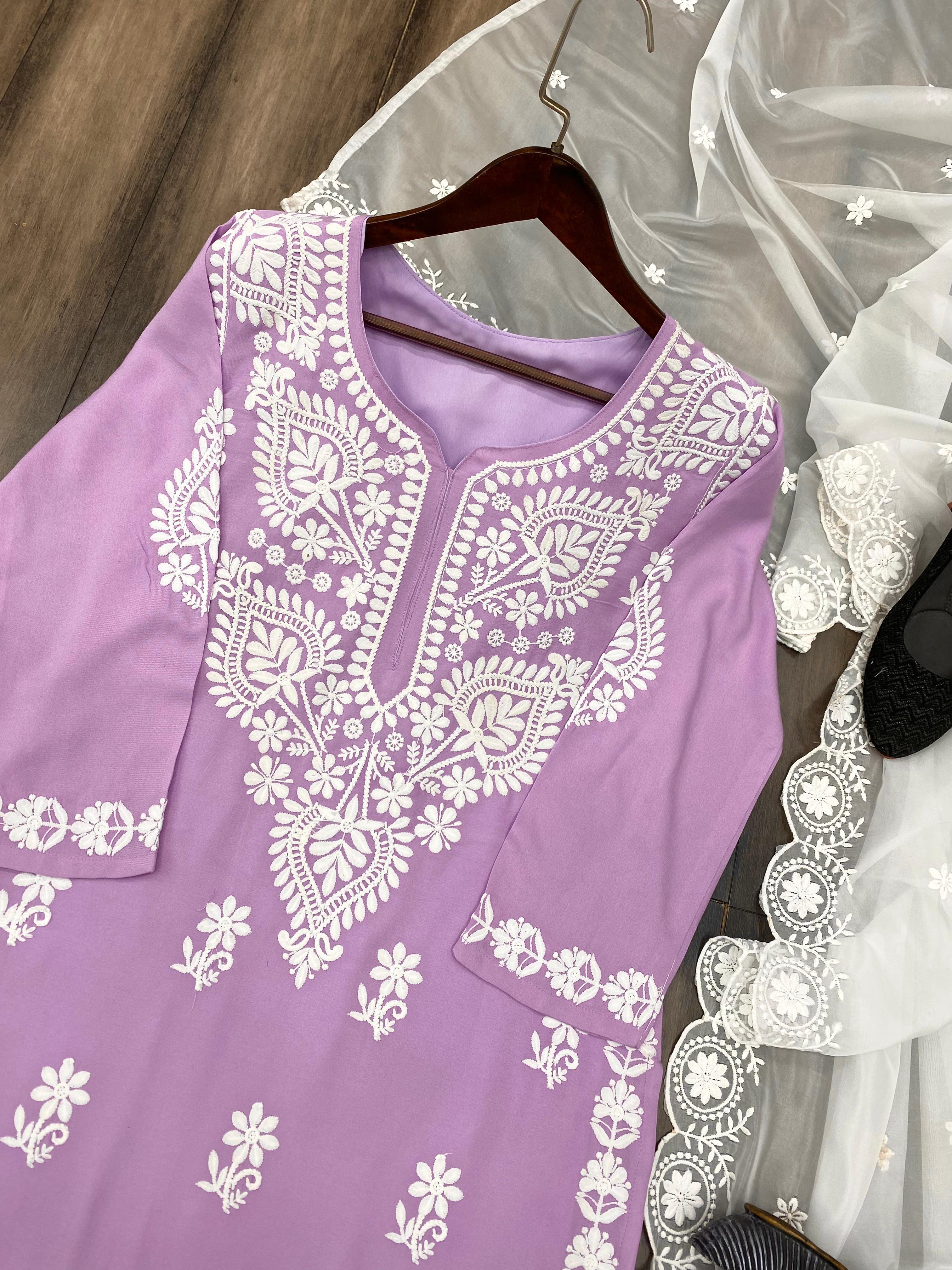 EMBROIDERY WORK SUIT PENT AND DUPATTA