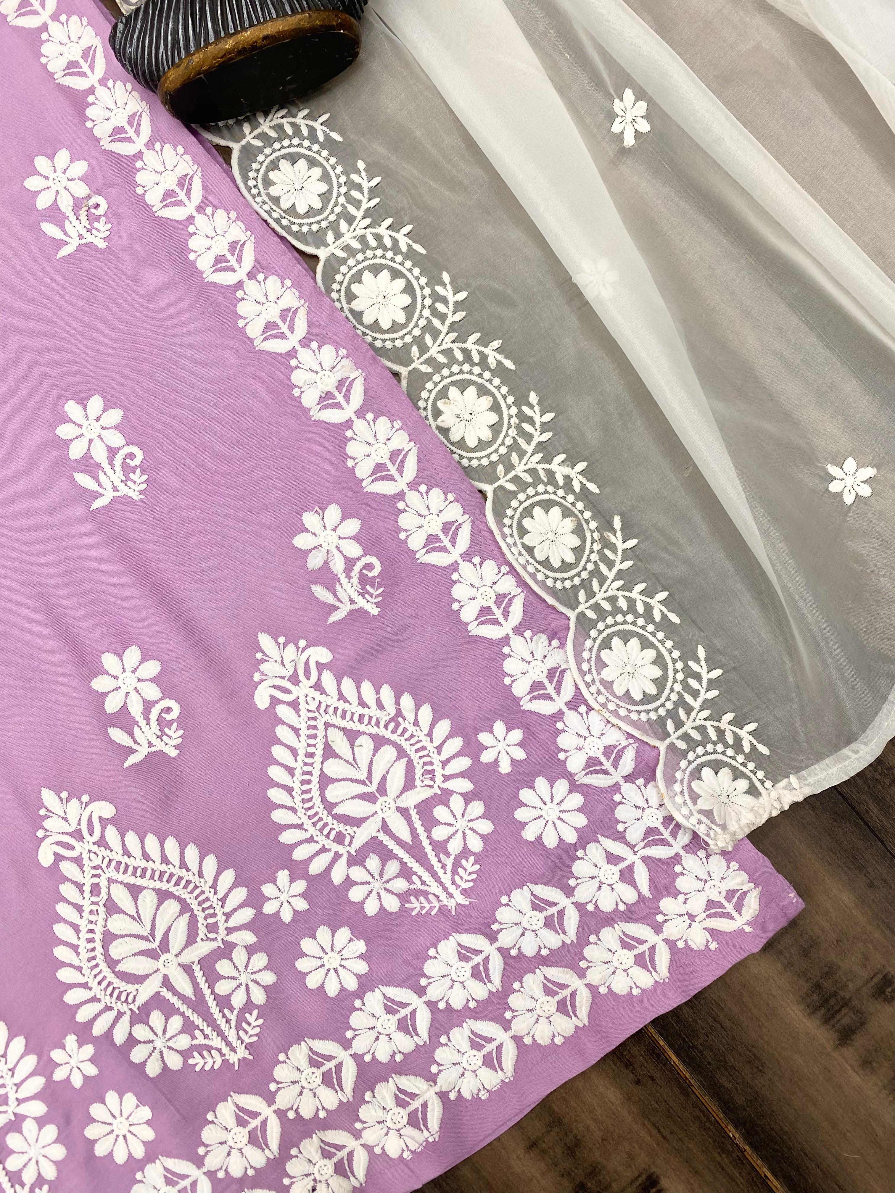 EMBROIDERY WORK SUIT PENT AND DUPATTA