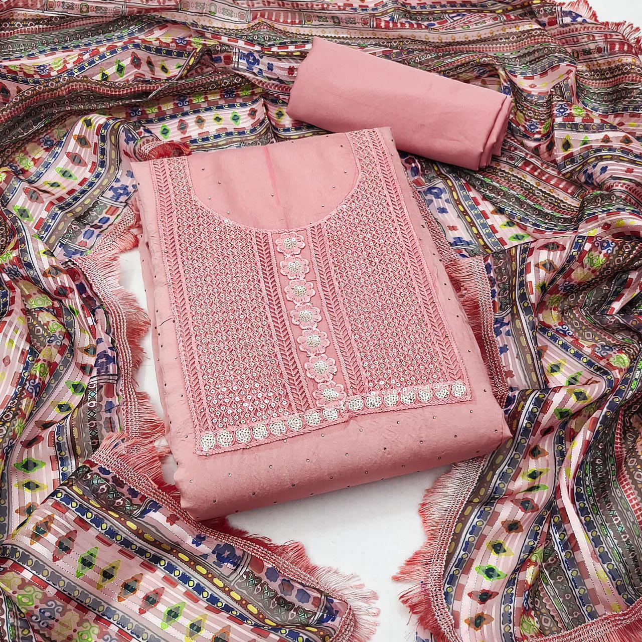 Elegant Heavy Cotton Suit with Digital Print Dupatta