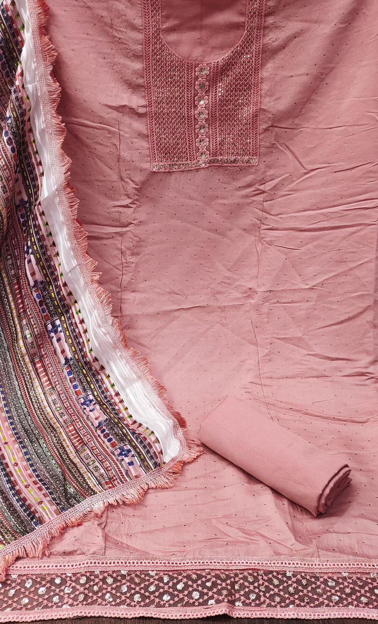 Elegant Heavy Cotton Suit with Digital Print Dupatta