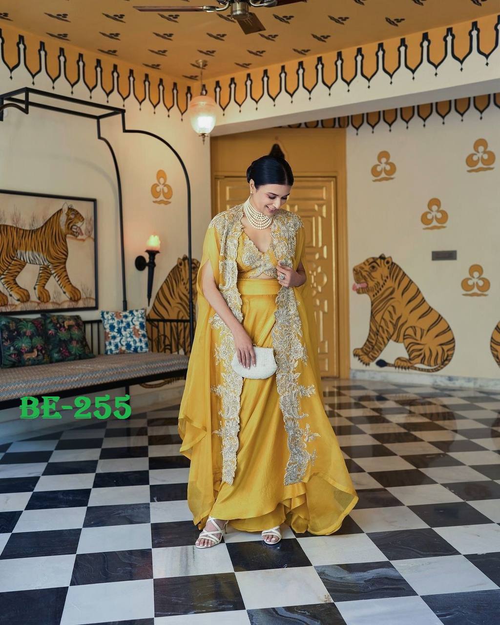 FANCY WESTERN STYLE CORDING SEQUANCE WORK KOTI, BLOUSE WITH SKIRT