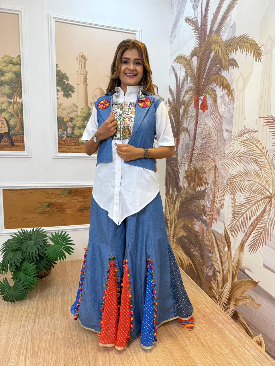 Embroidery, Mirror & Kodi Lace Work