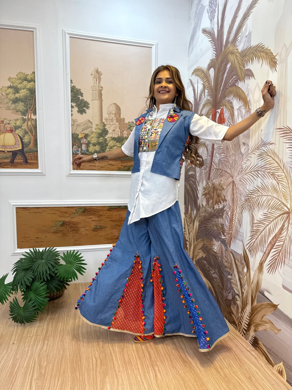 Embroidery, Mirror & Kodi Lace Work