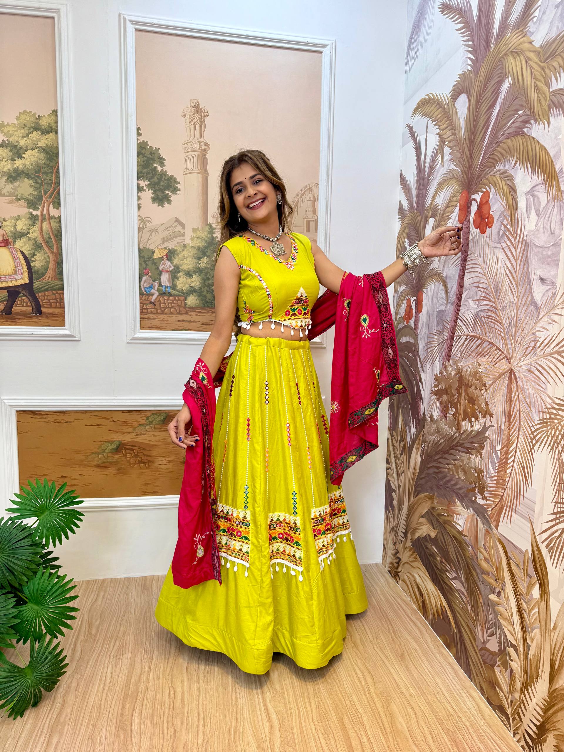 Premium 14 KG Rayon Heavy Embroidery Lehenga Choli with Dupatta – Full Stitched Set