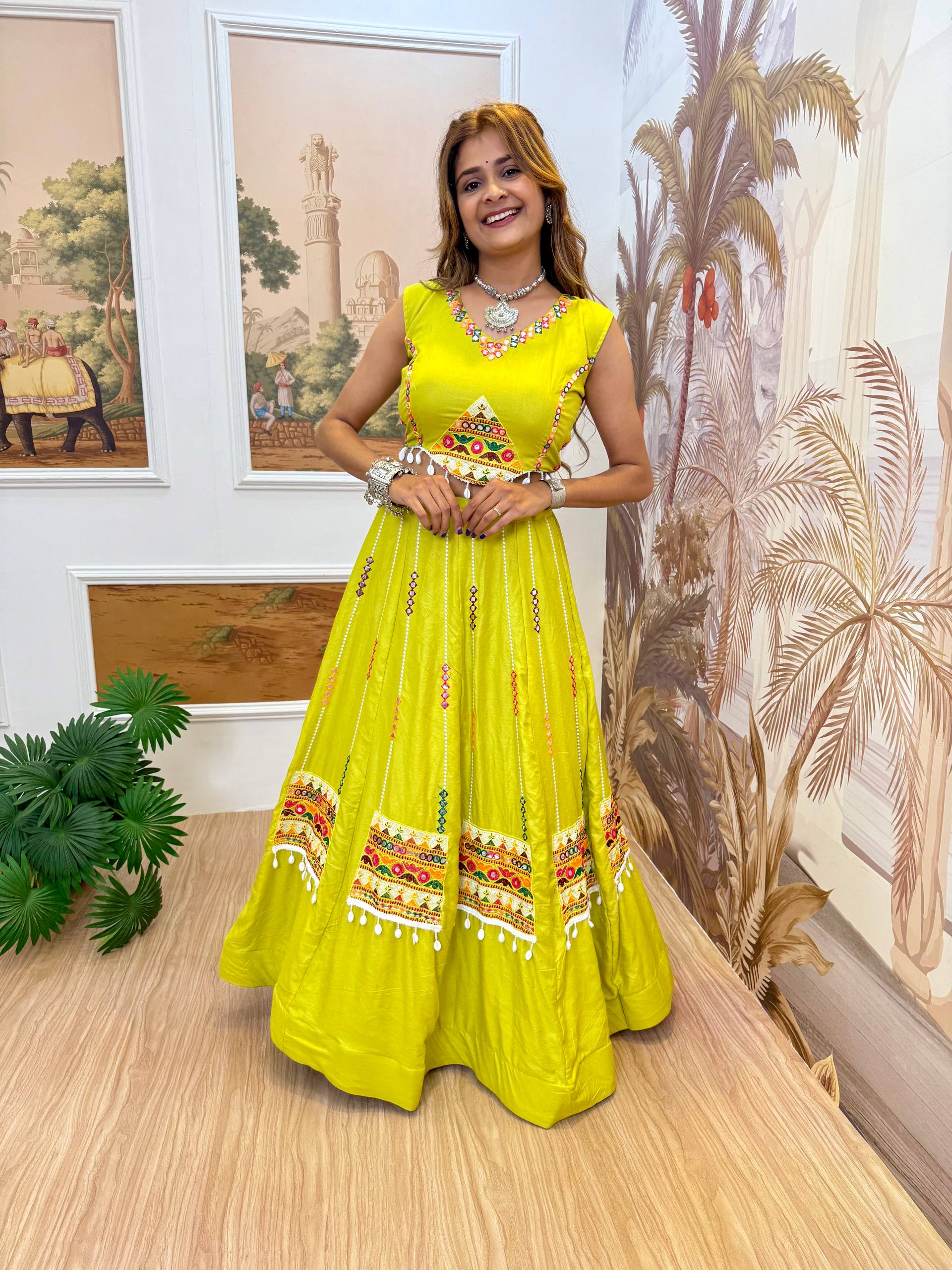 Premium 14 KG Rayon Heavy Embroidery Lehenga Choli with Dupatta – Full Stitched Set