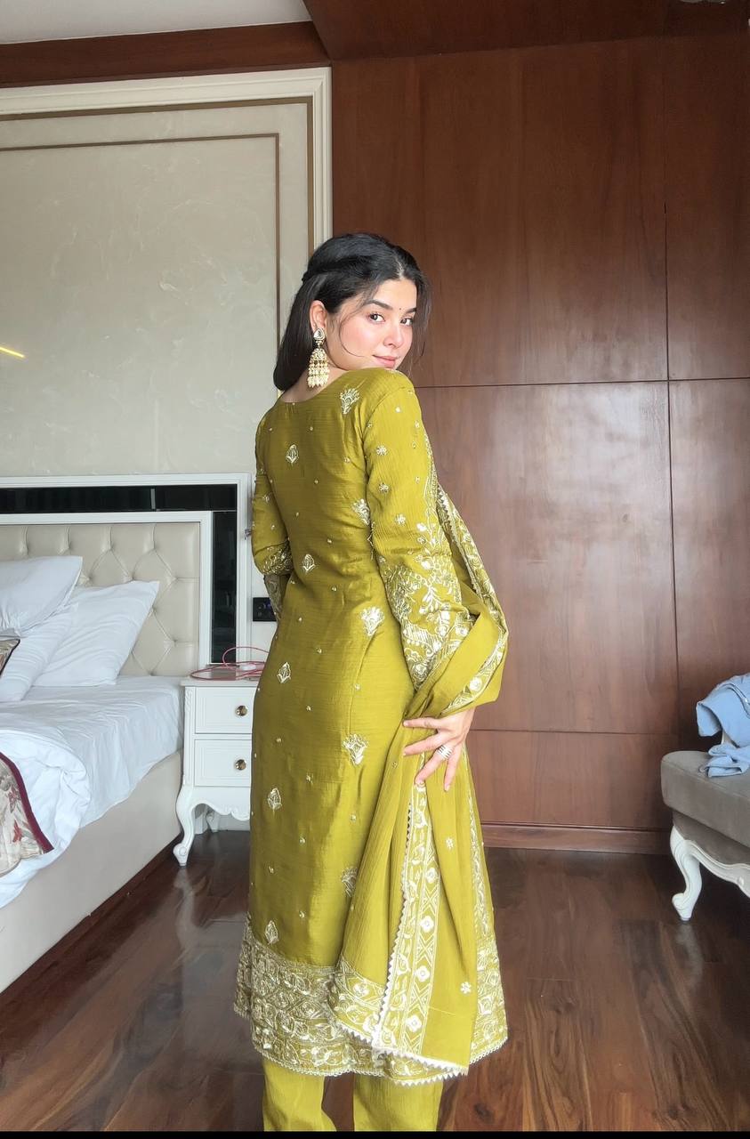 Heavy Sequence Work Festive Wear Outfit